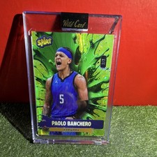 Wild Card Splat Paolo Banchero Basketball Serial Numbered Limited Edition 2/3