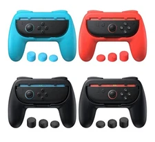 4 Pack Grips for Nintendo Switch 2-2025 Wear Resistant Anti-Slip Controller Grip