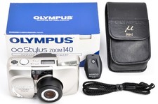 Top Mint in Box Olympus Infinity Stylus 140 Zoom mju 35mm Compact Film Camera