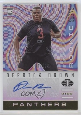 2020 Panini Illusions Rookie Signs 101/199 Derrick Brown #RS20 Auto RC 0hx5