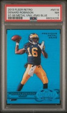 Denard Robinson 2013 Fleer Retro Precious Metal Gems PMG Blue /50 97-98 PSA 7