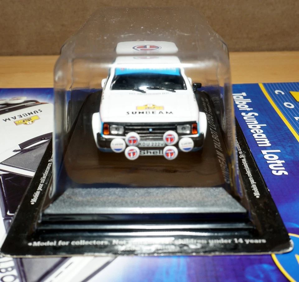 Sunbeam Talbot Lotus Rally Brazil 1981 Deagostini 1:43 Modellismo 1/43 auto - Immagine 4 di 4