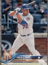 PHILLIP EVANS #517 2018 Topps New York Mets NM