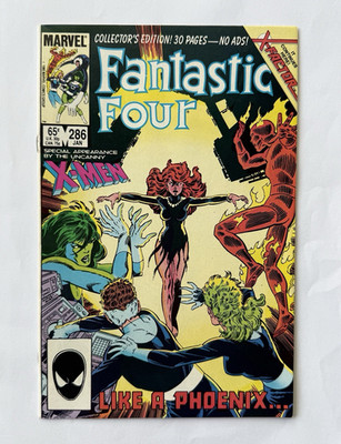 Fantastic Four Phoenix Rebirth #286 Marvel Comics 1986   VF+ 