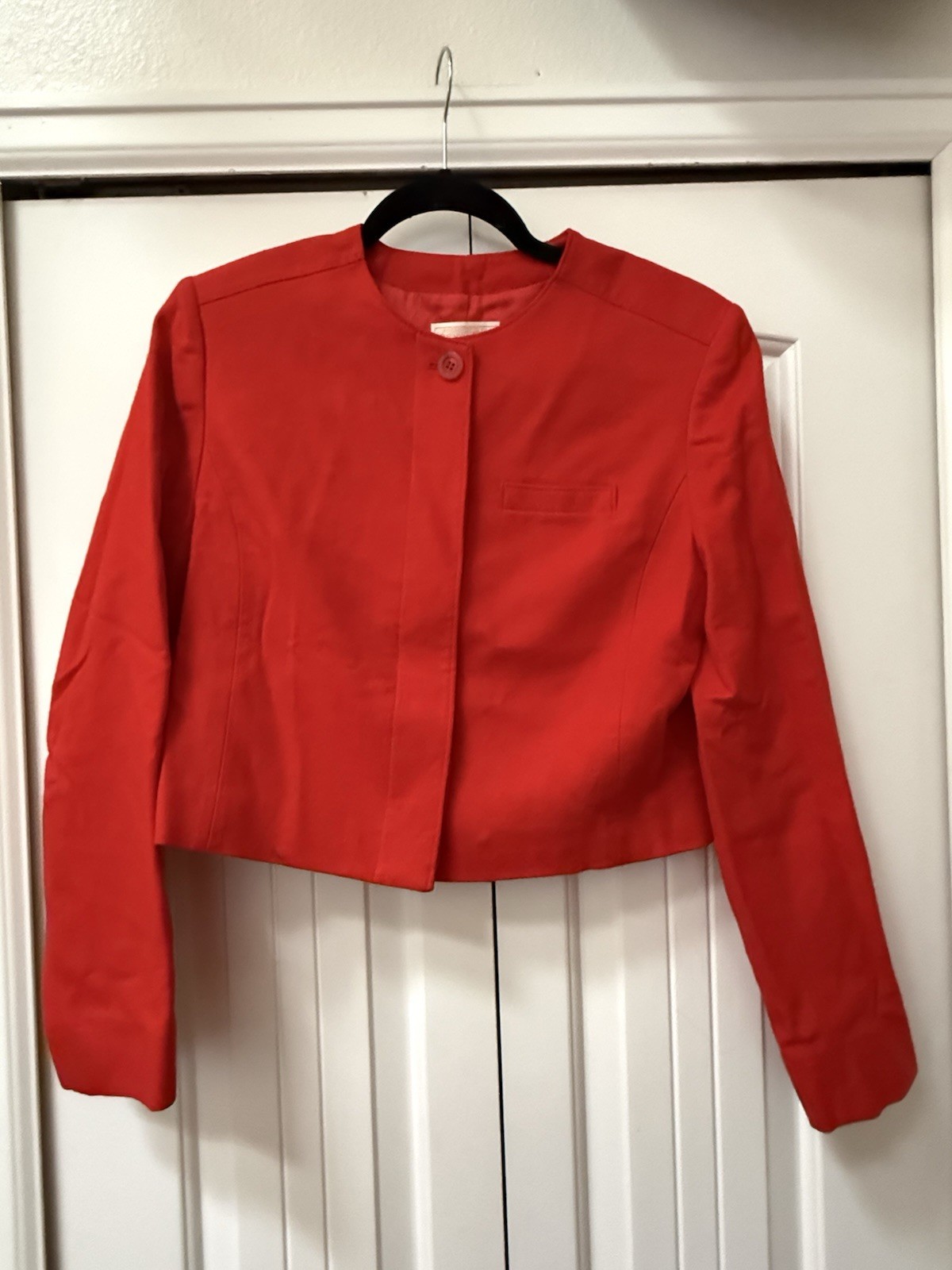 Vintage Red Pendleton Wool Blazer Jacket Women’s … - image 1