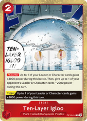 Ten-Layer Igloo (Pirate Foil) OP10-018 - Premium Booster - The Best Vol. 2