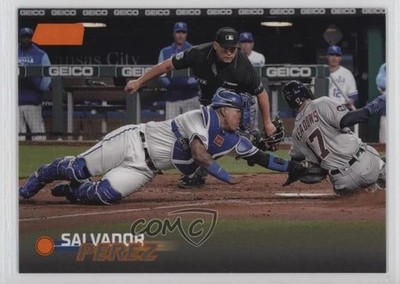 2023 Topps Stadium Club Orange Foil 47/199 Salvador Perez #163 0xq4