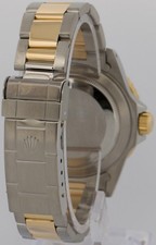 1997 Rolex Submariner Date 40mm BLUE 18K Yellow Gold Stainless Steel 16613 Watch 6