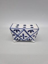 A Vintage Small 6-hole Delft Faience Flower Brick.