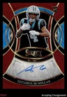 2025 Select Rookie Signatures Prizm Maroon #22 Tetairoa McMillan RC AUTO 70/75