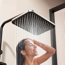 14 INCH High-Pressure Shower Head High Flow 360 Rotating Water-Saving Shower