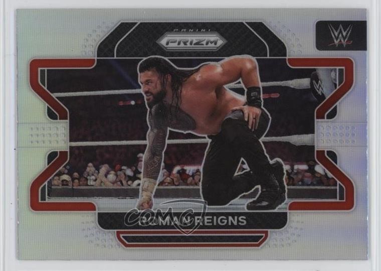2022 Panini Prizm WWE Silver Prizm Roman Reigns #40