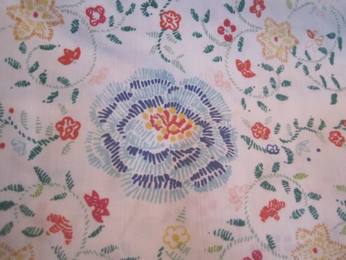 VTG Atelier Martex Westpoint Pep.Twin flat sheet-BOLD FLORAL-NEW OLD STOCK-DEFEC - Picture 4 of 4