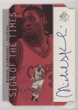 1998-99 SP Authentic Sign of the Times Silver Michael Olowokandi #MO Auto 1k7i