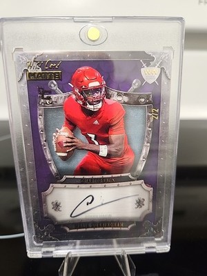 2023 Wild Card Matte-Chase On Card Auto. Malik Cunningham Weekend Warrior 2/2 RC