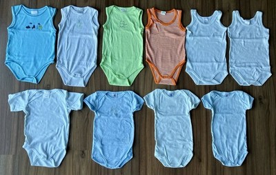 74/80 Baby Bodys Set 10 Teile - Schiesser - Petit Bateau - Impidimpi - Alana