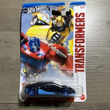 HOT WHEELS TRANSFORMERS SERIES BUGATTI VEYRON