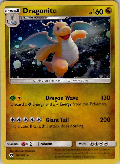 Dragonite - 96/149 (Cosmos Holo) Miscellaneous Cards & Products 096/149 Holo NM