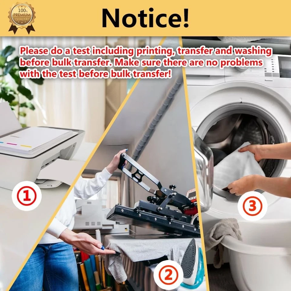 TransOurDream Tru-Heat Transfer Paper Light for Heat Press Machine Printable - Image 3 of 4