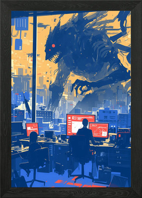 Abnormal Core Gerahmtes Wandbild Poster Leinwanddruck Bild