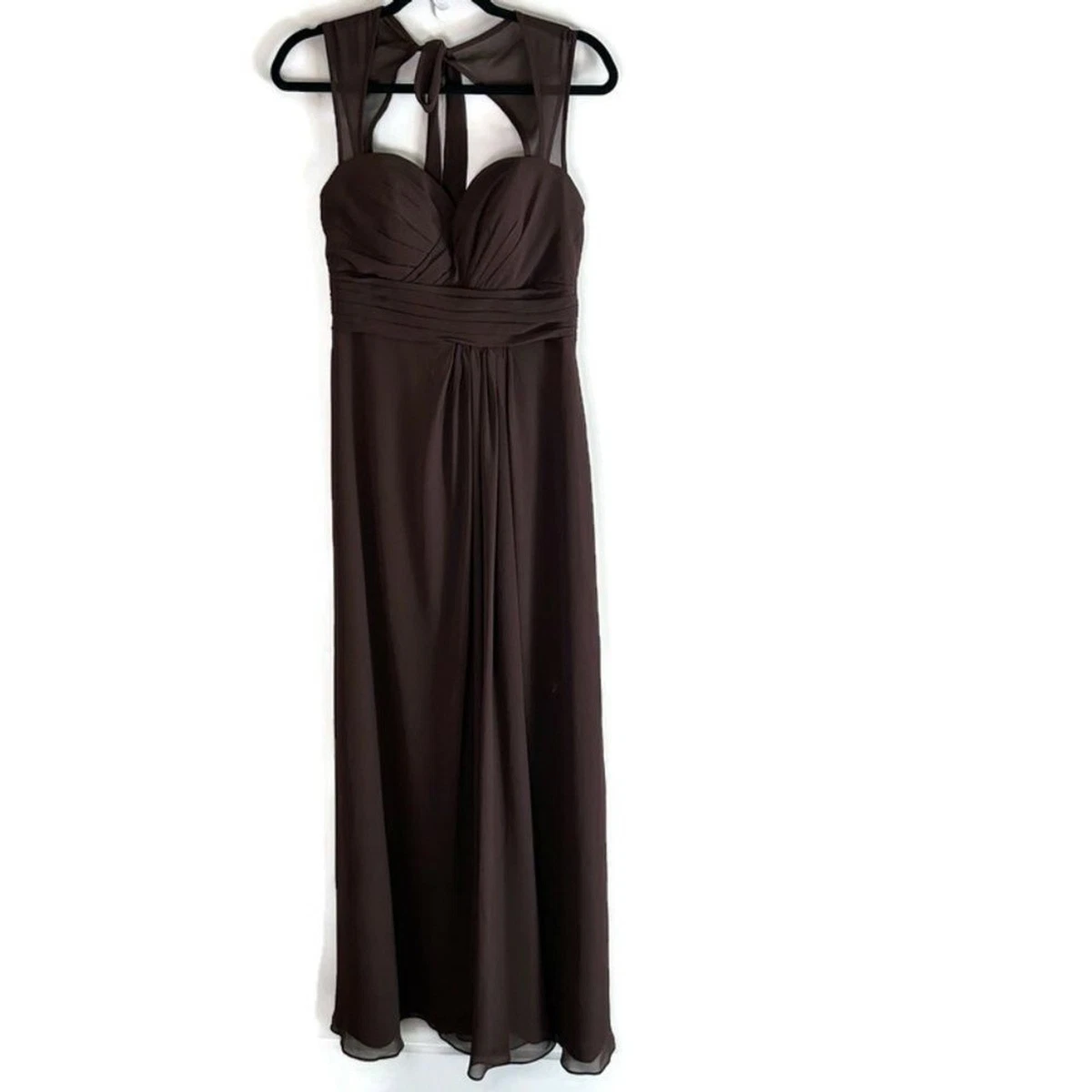 bill levkoff halter bridesmaid dress Bill Levkoff Dresses | Bill Levkoff Gold Sequin Halter Bridesmaid Dress Nwt | Color: Gold | Size: 12