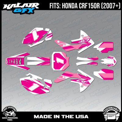 Graphics Kit for Honda CRF150R (2007-2023) CRF 150R Blazing-Magenta