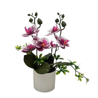 Indoor Simulation Orchidee Phalaenopsis Bonsai Kunstpflanze für Wohndeko