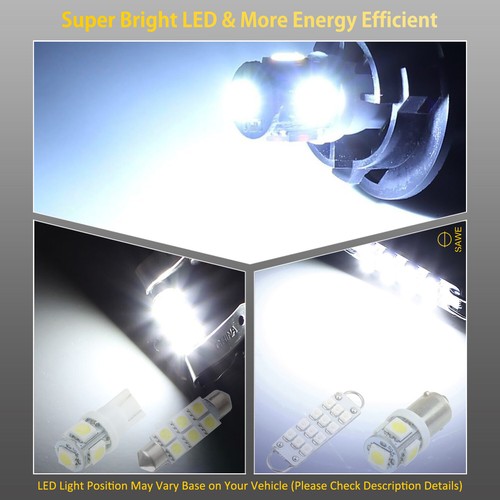 17 x White LED Interior Lights Package For 2017 - 2024 Honda Ridgeline + TOOL - Picture 4 of 7