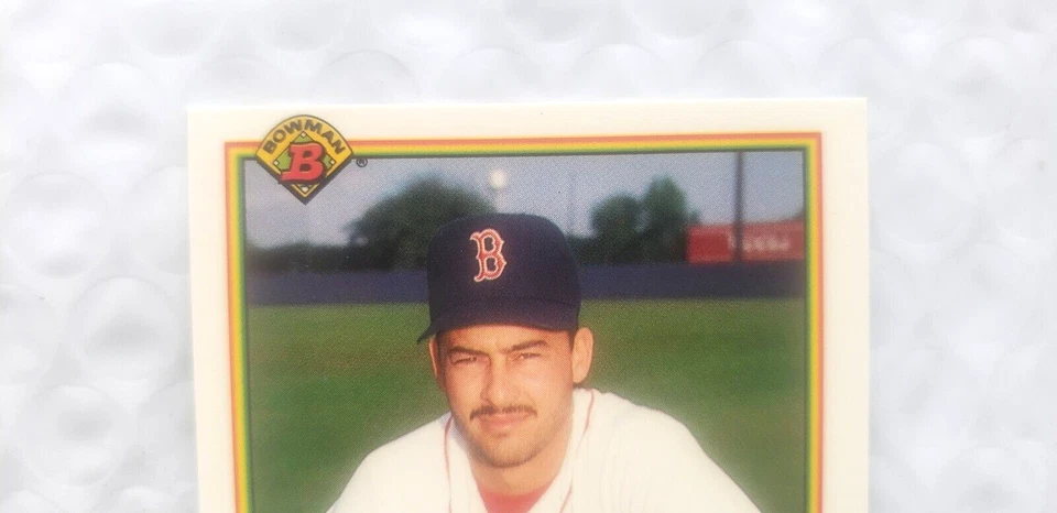 1990 Bowman  Tiffany - Mike Greenwell  - Card # 274 -  NICE CARD - NRMNT/MINT - Image 2 of 4