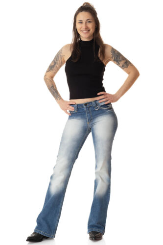 Comycom Damen Bootcut Jeans »STAR CUT BLUE 72« - Afbeelding 1 van 10