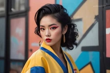 Digital Image Picture Photo Wallpaper Background Desktop AI Art Beautiful Women