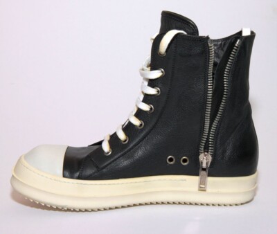 New Vintage Rick Owens Ramones Mainline Leather 41 IT 8 US RU5890