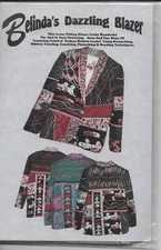 Belinda's Dazzling Blazer Art To Wear Ladies Blazer Textues Pintucking Couching