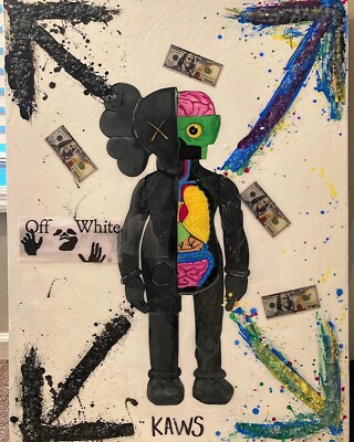 Kaws Off-white Painting