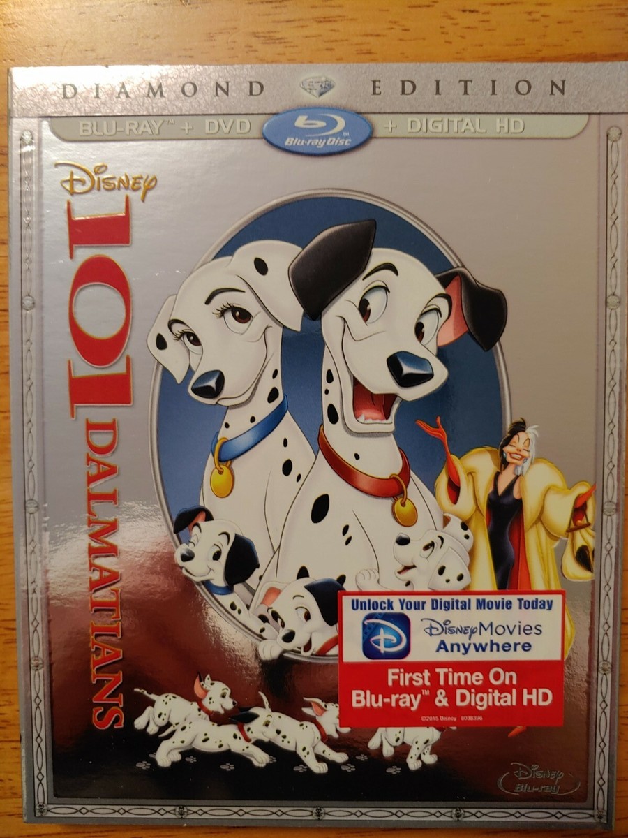 Disney 101 Dalmatians (Animated) [Blu-ray/DVD] Diamond Edition