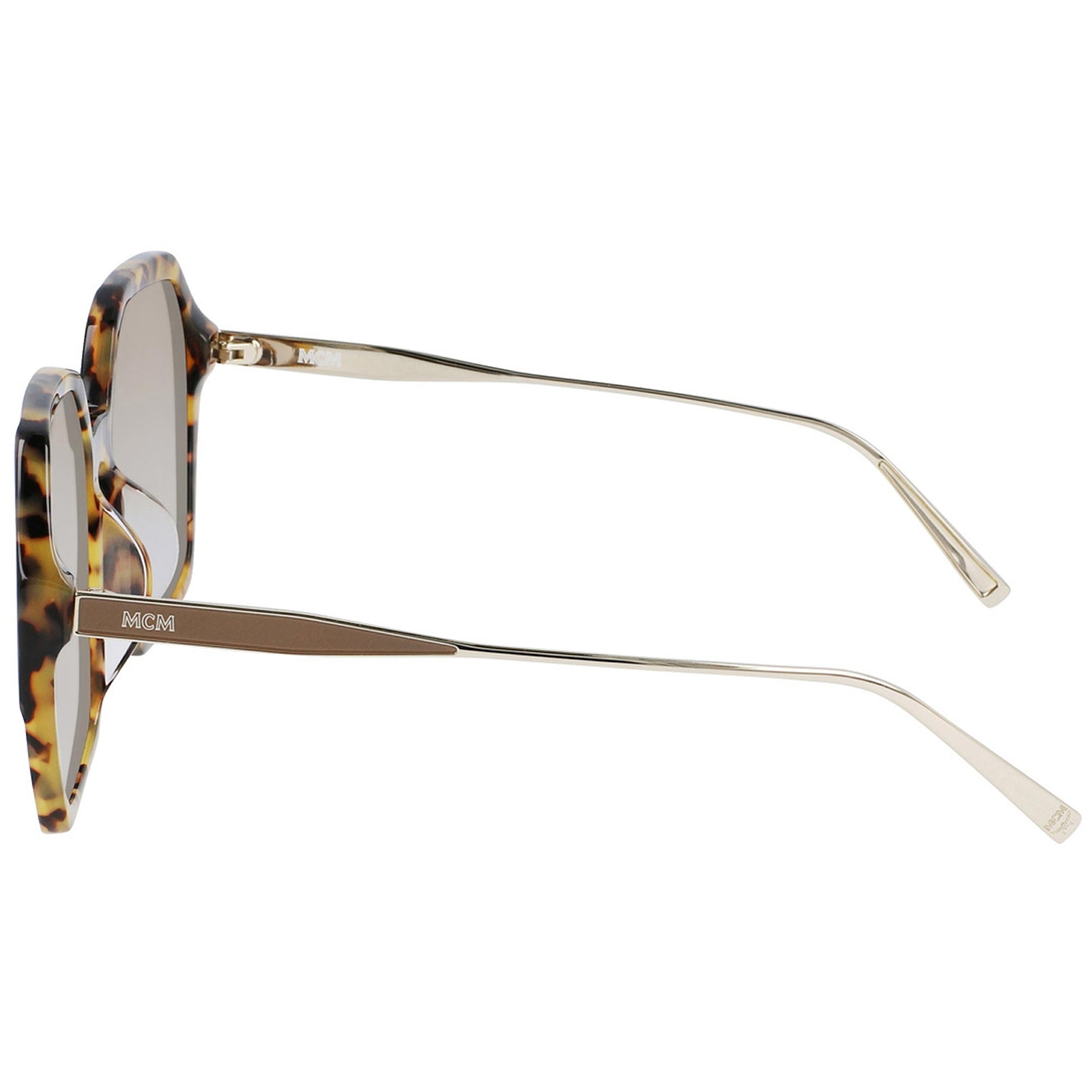 MCM Women's Sunglasses Havana Full Rim Frame Yellow Gradient Lens