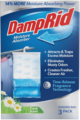 Fresh Scent Hanging Moisture Absorber, 1 Pound (Pack of 3) - Eliminates Musty Od