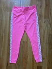 Crown & Ivy Women's Sz L Pink Cheeta Leggings — photo 1