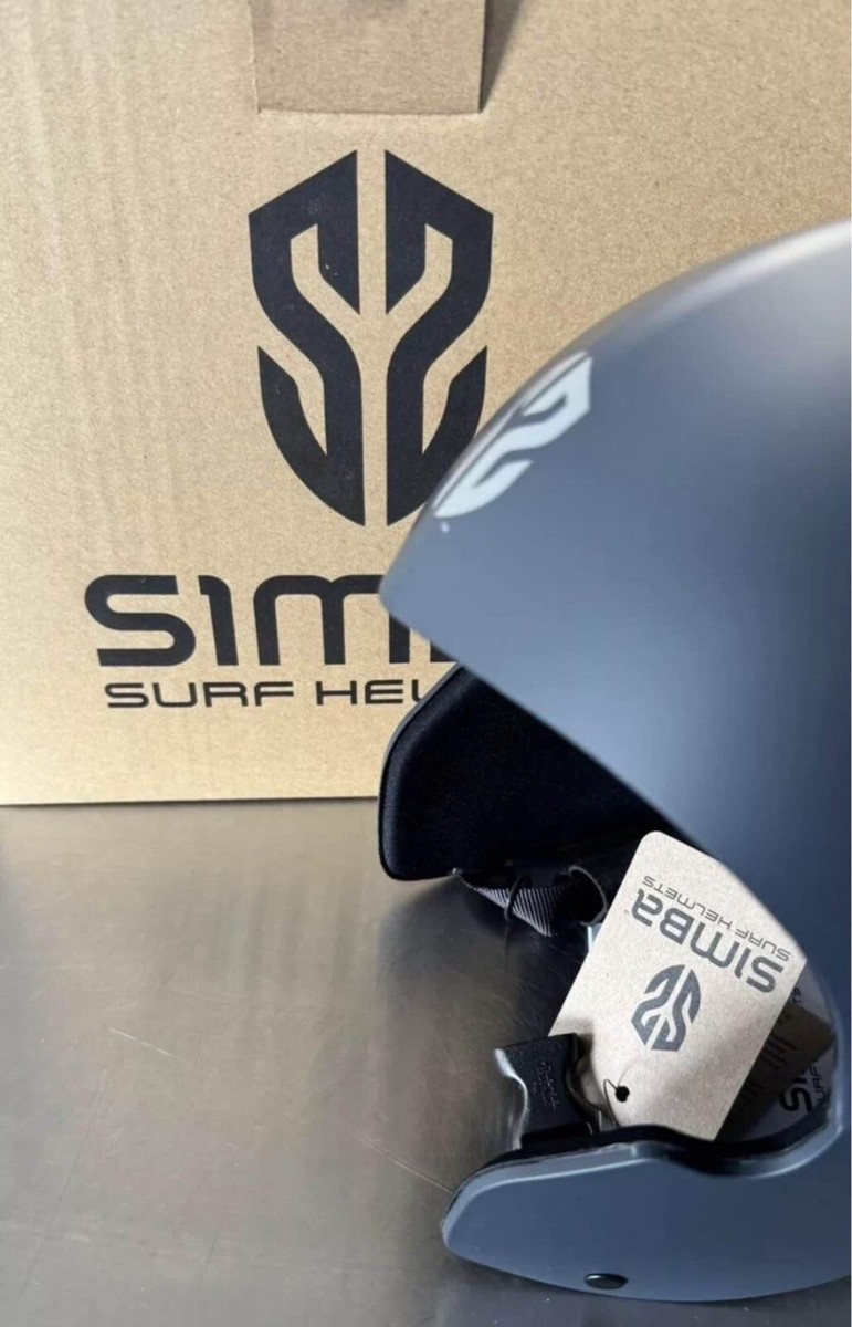 サーフィン・ボディボード Simba surf foil helmet - Black - Size M Simba Sentiel No Logo Matte Black Surf Helmet - Surf Station