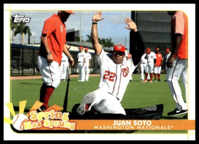 2020 Topps Juan Soto Spring Has Sprung #SHS-19 Washington Nationals