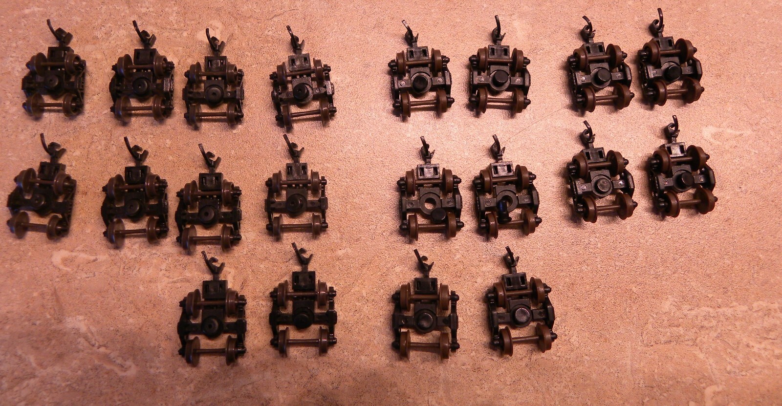 N Scale trucks, wiyh Accumate couplers. eBay