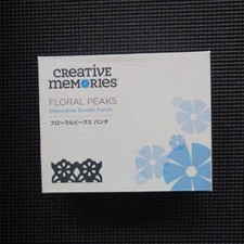 Creative Memories FLORAL PEAKS Decorative Border Punch Boxed New