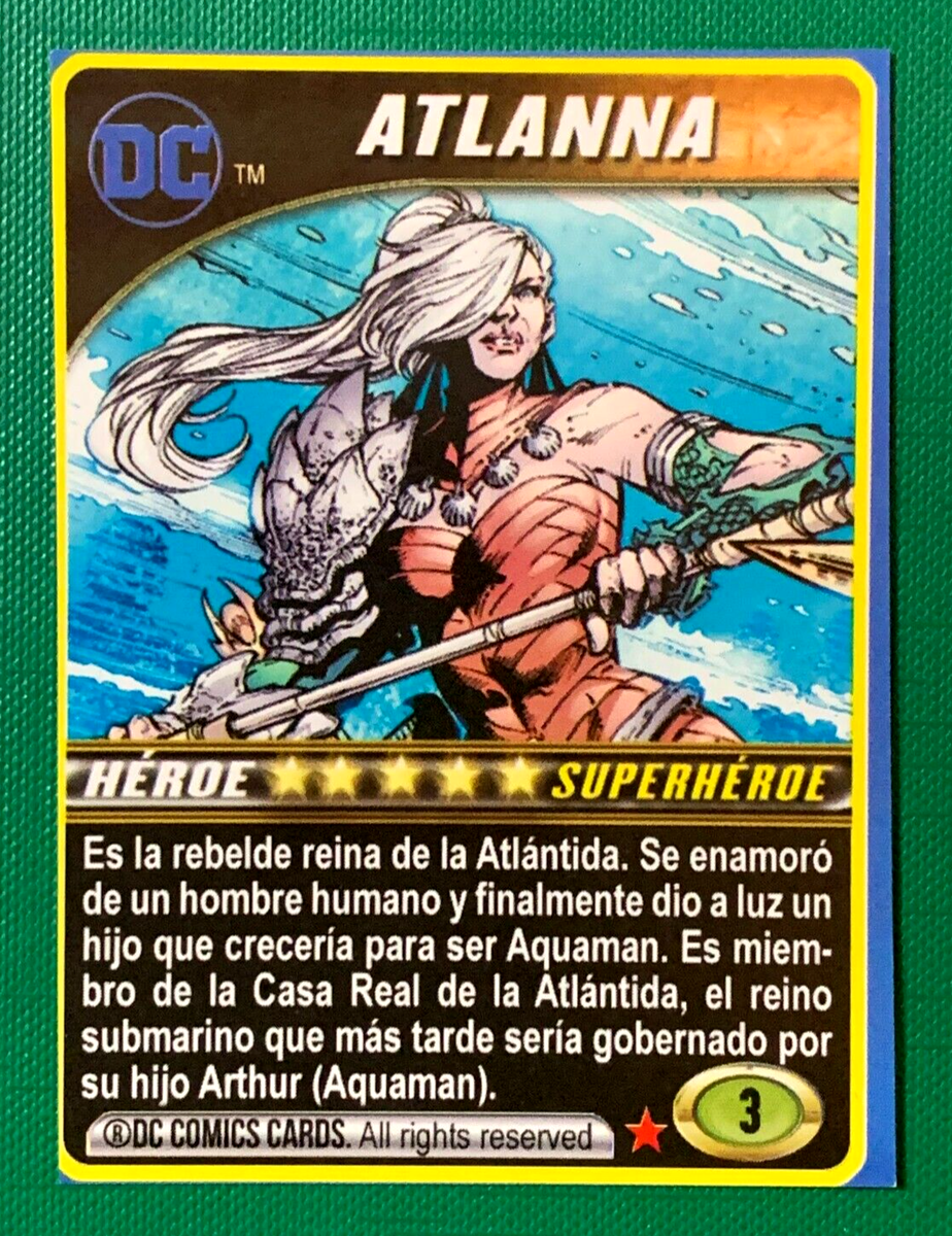 DC COMIC Card PERU 2019 #003 ATLANNA Aquaman | eBay