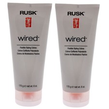 Rusk Flexible Styling Cream - 6 oz Pack of 2
