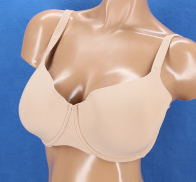 Tezenis Beige Underwire Lined Full Coverage Balconette Bra Size 40C #E3193