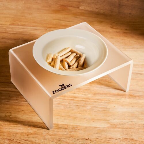 Elevated Cat Bowl Set Spill-Proof Ceramic Cat Bowls Ergonomic Raised Design - Picture 1 of 8