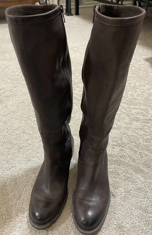 Botas Coldwater Creek de cuero marrón para mujer talla 8 Foto 3 de 4