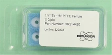 NEW Agilent/Varian/Bruker CR214420 1/4" to 1/8" Reducing PTFE Ferrules (10/pk)