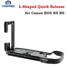 PEIPRO Quick Release L Plate L-Shaped R5 R6 Bracket for Canon EOS R5 R6 Cameras