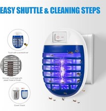 2-Pack Blue Light Bug Zapper Trap - Ideal for...
